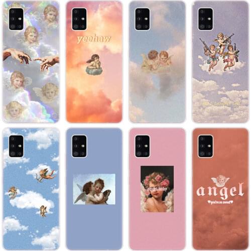 Clouds Clow Angels Soft Case for Samsung Galaxy A40 A41 A42 A50 S A51 A52 A70 E A71 A72 A80 A82 A90 Quantum 2 Silicone Cover