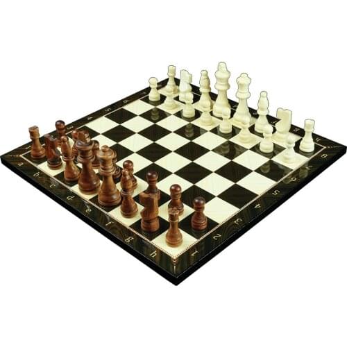 Wooden Walnut Chess Board Game Set XXL