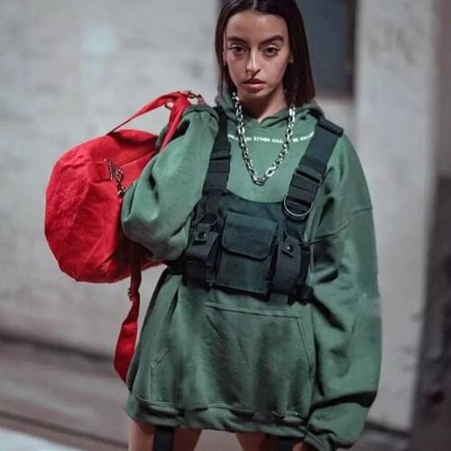 Unisex Couple Chest Bag Fashion Nylon Chest Rig Bag Vest Hip Hop Multifunctional Tactical Bags Outdoor Sport Waist Pack 2019 New