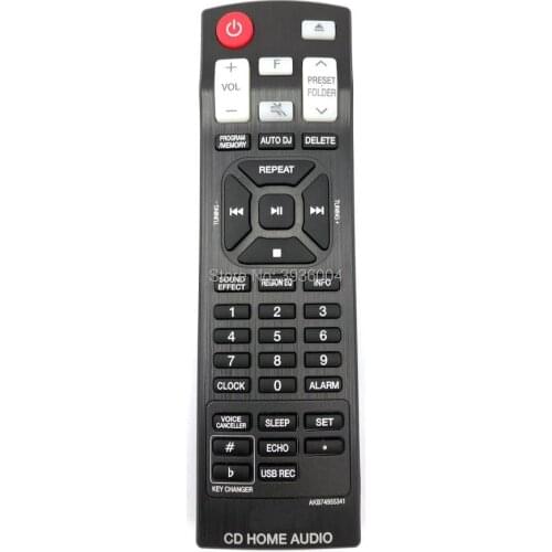 New AKB74955341 Remote Control fit for LG CJ45 CJS45F CJS45W CJ65 CJS65F Mini Hi-Fi System