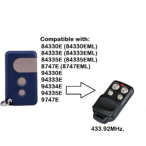 The remote for 94335E 94334E garage remote control 1A6518 84335E 84335EML gate door opener 433.92MHz