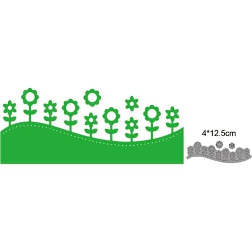 Craft metal cutting dies cut die mold Flower Strip Border Decoration Scrapbook paper craft knife mould blade punch stencils dies