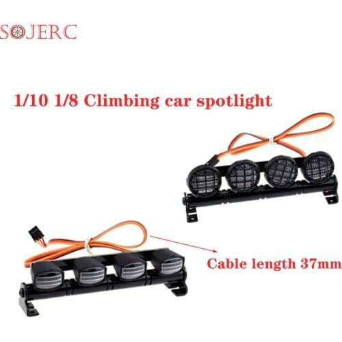 SOJERC 1/10 1/8 simulation climbing car remote control spotlight car top light model modified car light SCX10 trx4 Wrangler
