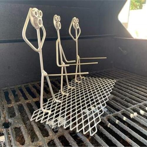 Bonfire Rack Folding Barbecue Grill Signal Fire Turret Outdoor Camping Hunting Stainless Steel Bonfire Cooking Stove