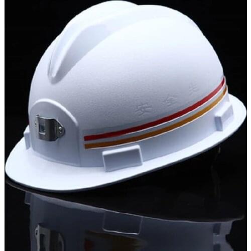 Site Safety Helmet Matte ABS Reflective Strip for Underground Mine Wearable Miners Lamp Working Breathable Safety Helmet