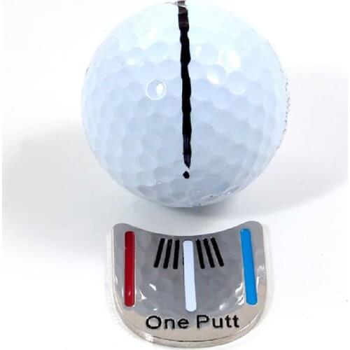 1Pcs Golf Hat Clip Aiming Ball Mark Marker Color Hat Clip Hat Marker Putt with Magnetic Aiming Ball Putting Tool Alignment B7P4