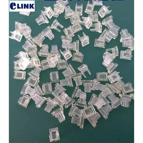 1000pcs SC Dust cap for SC adapter transparent SM MM APC protective cover in transparent for SC coupler free shipping ELINK