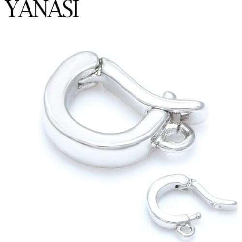 12*8mm Accessories Buckles for Jewelry Bracelet Clasps Hooks Diy Jewelry Woman Bracelet Necklace Findings Making