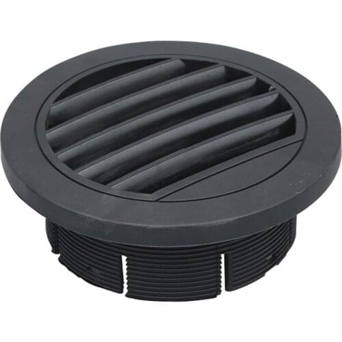 90mm Air Outlet Vent Round Flat Plastic Net Cover Cap of Exhaust Pipe for Car Air Parking Heater for Truck Bus Caravan