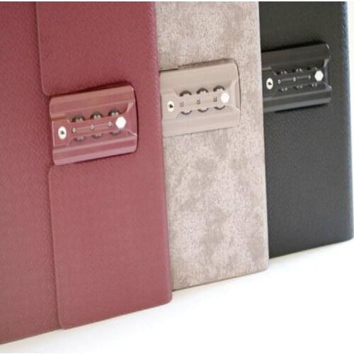 A5 originality Notebooks Journals Planner Agenda Diary with Password Lock Office binding School Supplies Creative Stationery