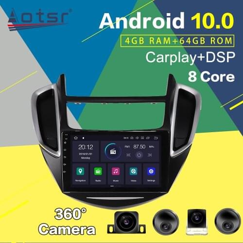 For Chevrolet Trax tracker Android Radio Tape Recorder Car GPS Navigation PX6 64G Auto Stereo Audio Multimedia Player Head Unit