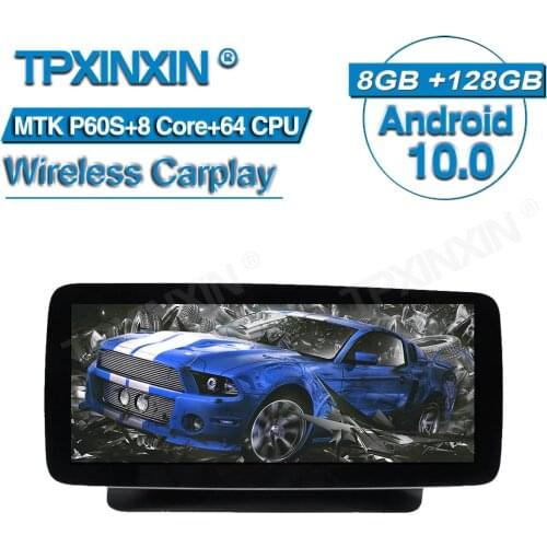 12.3 inch For Mercedes-Benz E300 2009-2016 RHD 128G Car Multimedia Player Car Stereo GPS Navigation Auto Radio Head unit DSP IPS