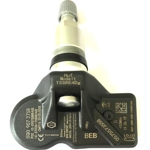 TPMS Tire Pressure Monitor Sensor 5Q0907275B For AUDI Q7 Q5 Q3 TT A8 A6 A7 A3 R8 SKODA BENTLEY PORSCHE McLAREN VOLKSWAGEN