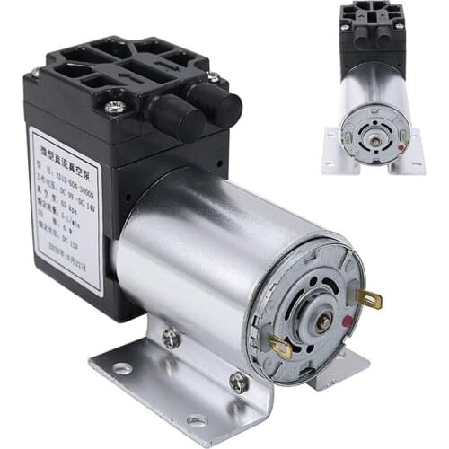 Electric Vacuum Pump High Pressure 5L/min Mini Diaphragm Pump with Holder12V 6W