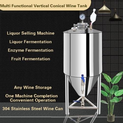 304 Stainless Steel Liquor Tank Sealed Barrel Liquor Tank Liquor Storage Container Milk Barrel Fermentation Tank Oil Barrel