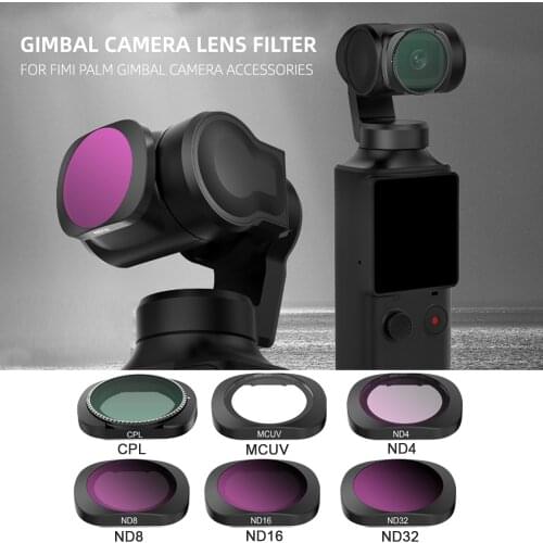 Drone Filter For FIMI PALM MCUV CPL ND ND4 ND8 ND16 ND32 Lens Filter Set For FIMI PALM Handeld Gimbal Camera Accessories