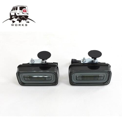 G class G wagon W463 G63 G65 G55 G350 grey color rear bumpers fog lamps 1990~2018year W463 G63 car Rear bumper fog lights