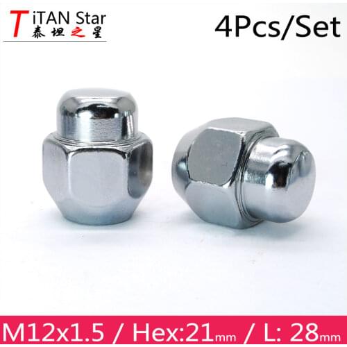 4pcs M12x1.5 52950-14140 Tyre nut Suitable fit for Hyundai I30 IX25 IX35 SONATA 8 9 Tucson Elantra MISTRA Coupe Veloster AZERA