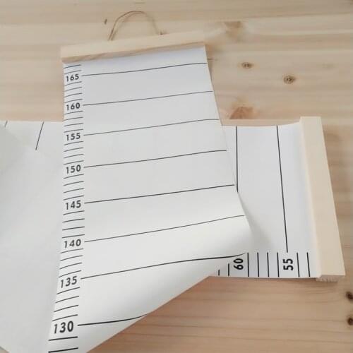 Nordic Style Kids Room Kids Height Ruler Wall Decoration 50CM-170CM Scandinavian Decor Thickened Canvas Growth Chart Ruler