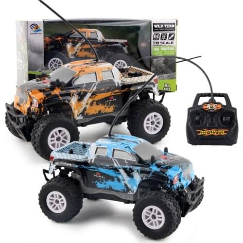 The new 1:18 four-way wireless remote control off-road vehicle high-speed climbing electric remote control toy for children