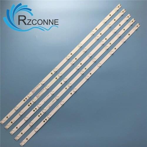 LED Backlight 10 Lamp strip For Philips 43"TV Lb43013 43pfg5501/77 43pfg5102/78