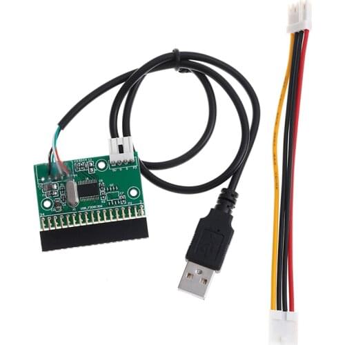 USB Cable to 34pin Floppy Interface Adapter PCB Converter Board driver board Floppy drive cable Computer electronics accessories