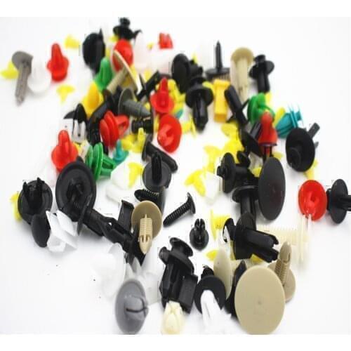 Car mixed buckle 100pcs screws for Mercedes benz A B C E CLA GLA GLC V M Class W204 W205 W212 W213 W166 W164