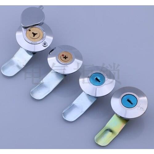 1pcs Tongue Lock for Distribution Box Cabinet Door Lock Switch Cabinet Door Lock Cross Copper Core Lock