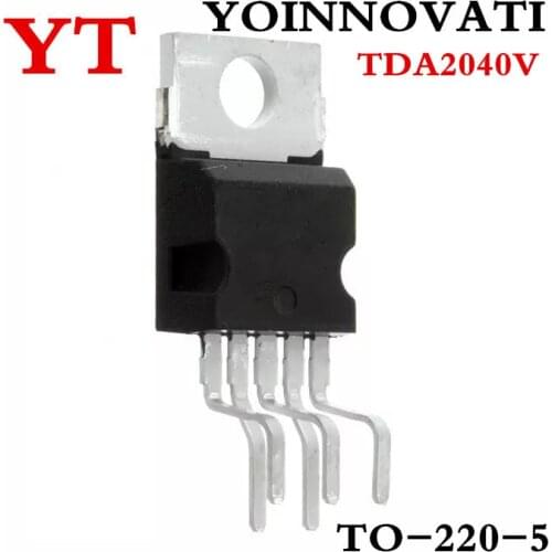 10pcs/lot TDA2040V TDA2040 IC TDA 2040 AMP AUDIO PWR HIFI PENTAWATT5 Best quality