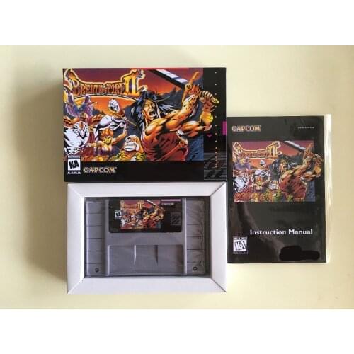 16Bit Games ** Breath of Fire 2 ( USA English Version!! Box+Manual+Cartridge!! )