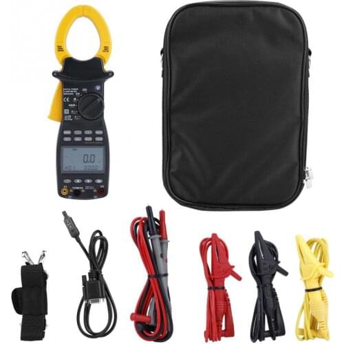 PEAKMETER MS2205 3-Phase Digital Current Power Meter Handheld Intelligent Harmonic Power Tester True RMS Clamp Meter Multimeter