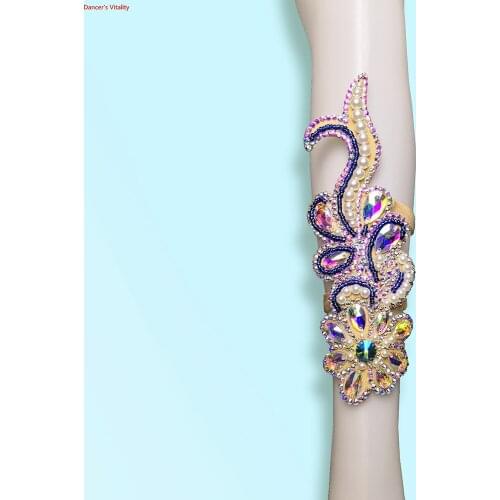 Belly Dance Accessories New Versatile Foot Ring Bracelet Bracelet Leg Ring flash Diamond Embroidered Beads Custom Baise Optional