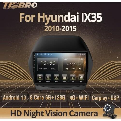 TIEBRO 2Din Android10 Car Radio For Hyundai IX35 2010-2015 GPS Navigation Stereo Video Multimedia Player Auto Radio Car Receiver