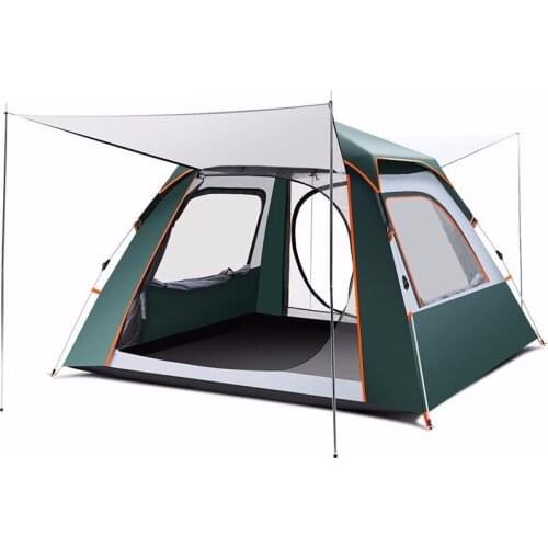 Outdoor Anti UV Automatic Quick Open Tent Pop Up 3 -5 Person Windbreak Waterproof Tente de Camping Hiking Equipment