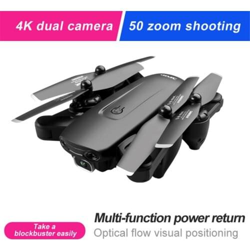 F6 Foldable RC Drone WiFi 1080P/4K Camera Wide Angle HD Camera 2.4G RC Drones Altitude Hold 4CH Foldable RC Helicopter Dropship