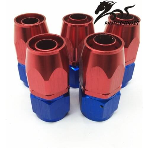AN10-0 0 Degree Aluminum Oil Cooler Hose Fitting Swivel Hose End Fitting Adapter Oil Fuel Line