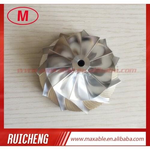 GT15-25 53.11/70.98mm 11+0 blades billet/aluminum 2618/milling turbocharger compressor wheel