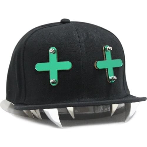 GBCNYIER DJ Music Madman Hat Hip-Hop Hipster Flat Brim Cap Fashion Hip Hop Sport Unisex Hyperbole Visor Cool Nightclub