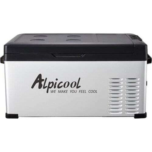 China Portable Alpicool C25L car home refrigerator mini fridge AC100-240V DC12/24V Portable Cold outdoor household compressor