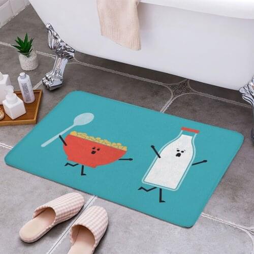 Cereal Killer 3D Print Doormats Rectangle Non-Slip DoorMat Bedroom Kitchen Entrance Print Door rugs Dropshipping