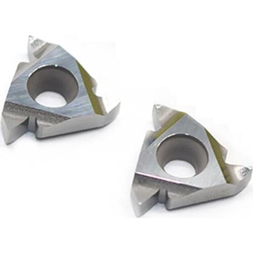 16IR AG60 16IRAG60 H01 Aluminum cutter blade Insert Cutting Tool turning tool CNC Tools AL +TIN Alloy wood