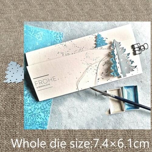 XLDesign Craft Metal Cutting Dies stencil mold 3D folding tree decoration scrapbook Album Paper Card Craft Embossing die cuts