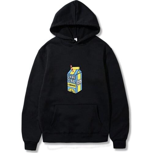 Fashion Brand Hoodies Lyrical Lemonade Real Music Printed Autumn Winter Men Women Streetwear Casual Pullover Male Sweatshirts