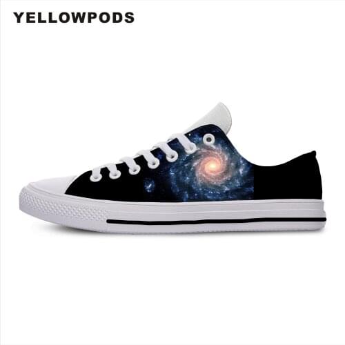 Mens Shoes Casual New Designs Space Galaxy 3D Men/Women 3d Print Purple Nebula Cool Shoes Customized White Brand Shoes
