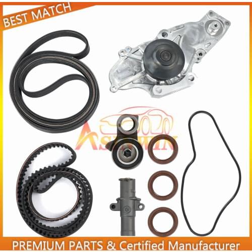 New 14520-RCA-A01 19200-RDV-J01 Timing Belt Kit with Water Pump & Tensioner Fit for HONDA Acura Accord Odyssey RL MDX TL V6
