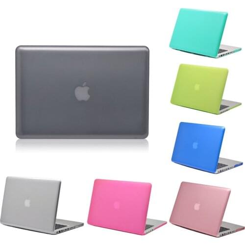 Plastic Matte Thin Case Cover for Macbook Air Retina Pro 11 12 13 15 Inch Laptop Bag Case for Macbook Pro 13 15 With Touch Bar