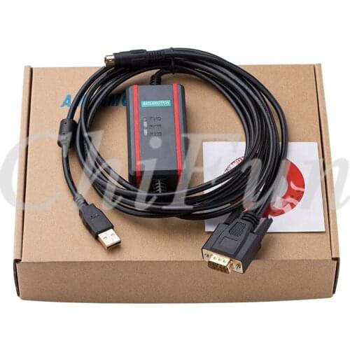 Suitable for South Korean LG/LS production PLC programming cable XBC/XBM/K7M series data download line USB-LG