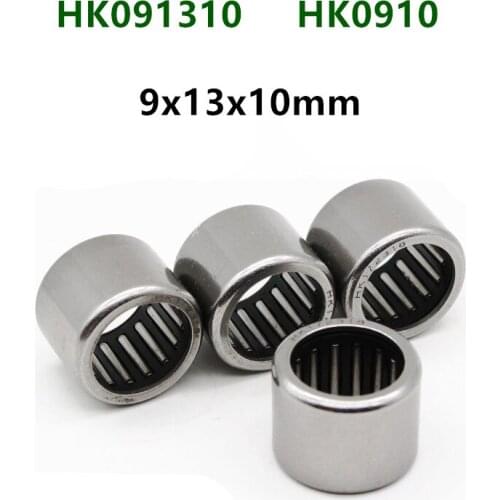 50pcs/100pcs high quality HK091310 HK0910 9x13x10mm miniature needle bearing 9mm x 13mm x 10mm Drawn cup needle roller bearing