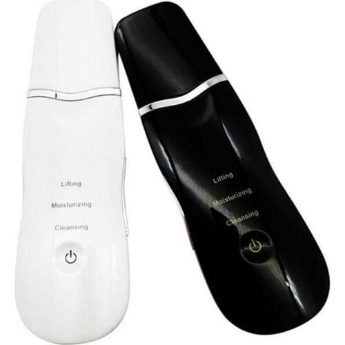 USB Rechargeable Professional Ultrasonic Facial Skin Scrubber Ion Deep Face Cleaning Device Skin Care Tool Dropshipping 20#8