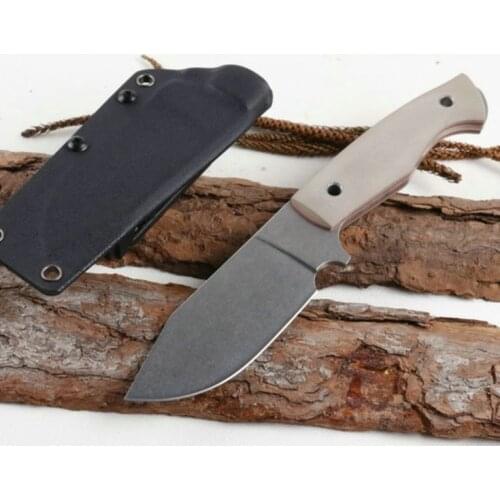 Bor Straight Fixed Blade Knife D2 Blade G10 Glass Fiber Handle Tactical Rescue Pocket Hunting Fishing EDC Survival Tool Knives